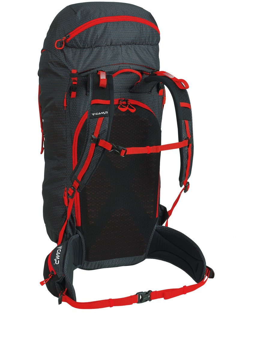 Camp M45 Structured Red Accent Outdoor Backpack