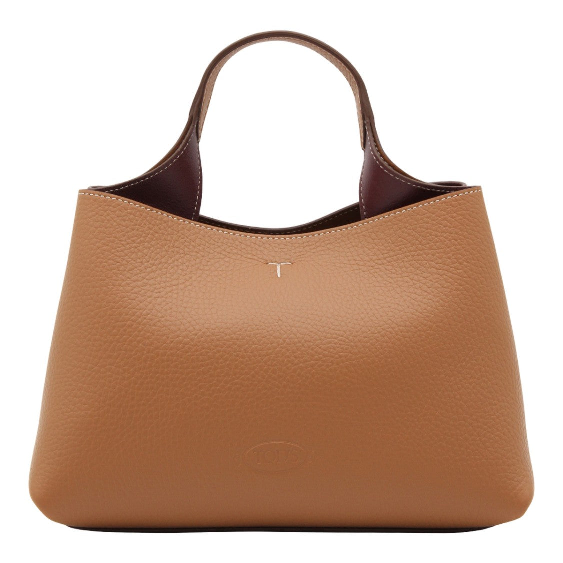 Tod's Structured Handbag With Soft Pebbled Texture