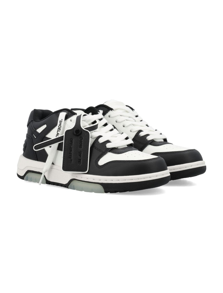 Off-White Perforated Out Of Office Arrow Zip-Tie Sneakers