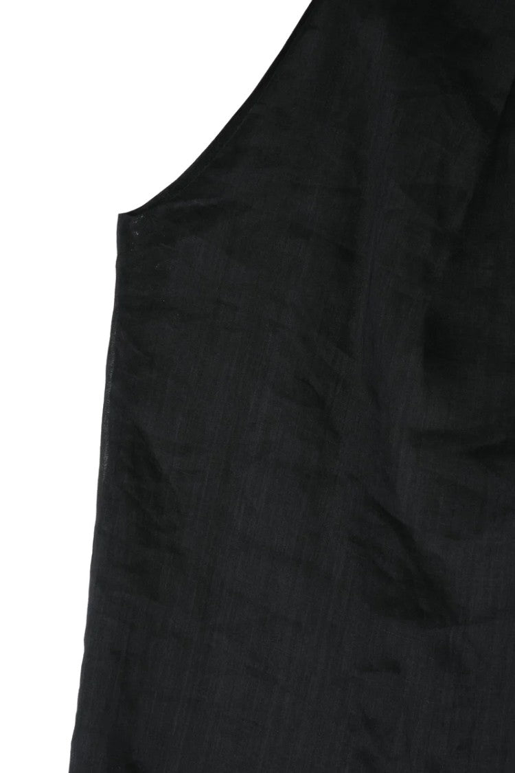 Max Mara Black Ramie Women Top