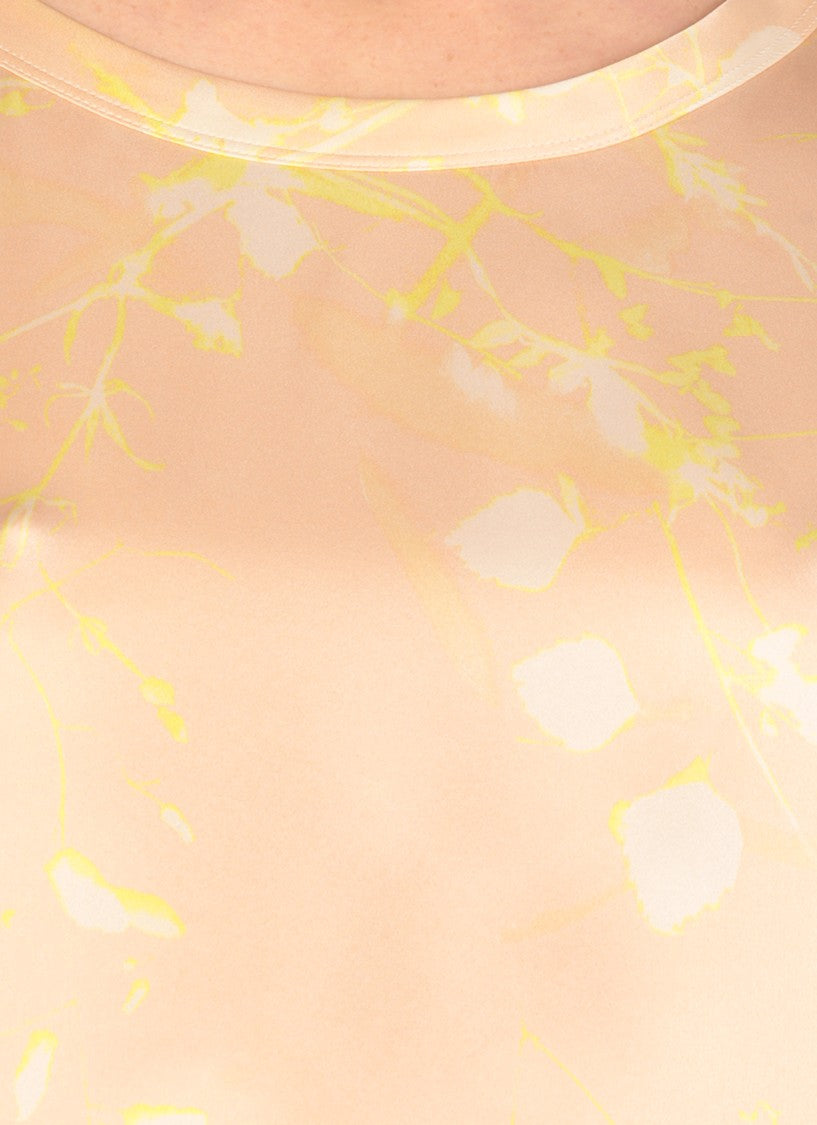 Fabiana Filippi Sleeveless Silk Top With All-Over Contrasting Color Pattern