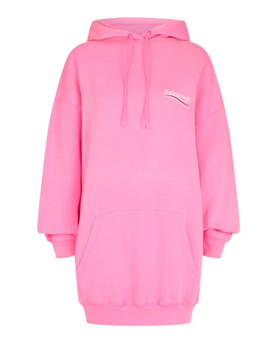 Balenciaga Medium Fit Balenciaga Oversized Hoodie With Logo Details