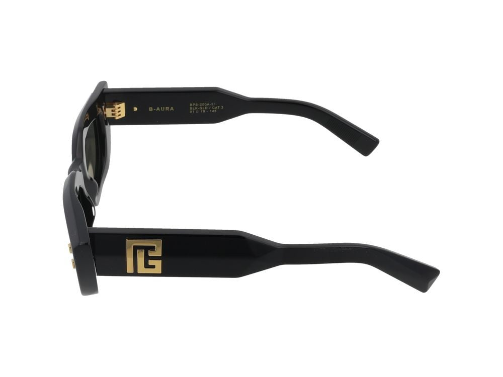 Balmain Black B-Aura Acetate Sunglasses
