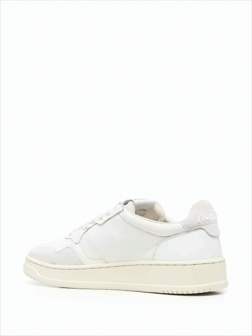 Autry Low-Top Sneakers With Smooth Leather Uppers And Tonal Logo