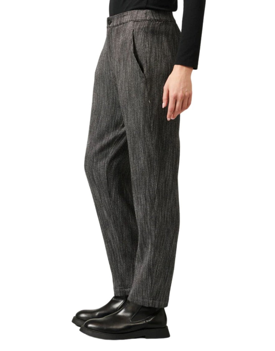 Transit Charming Micro-Pattern Wide-Leg Trousers
