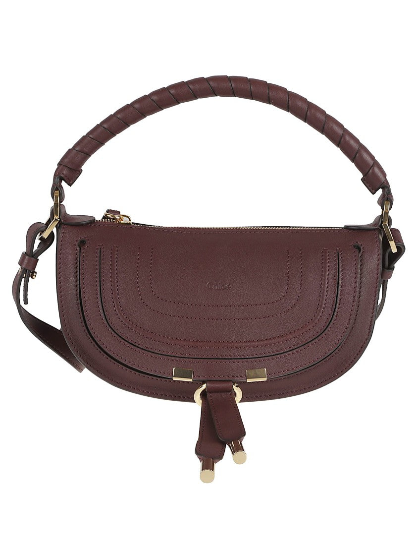 Chloé Crescent Mini Crossbody Bag In Soft Calf Leather