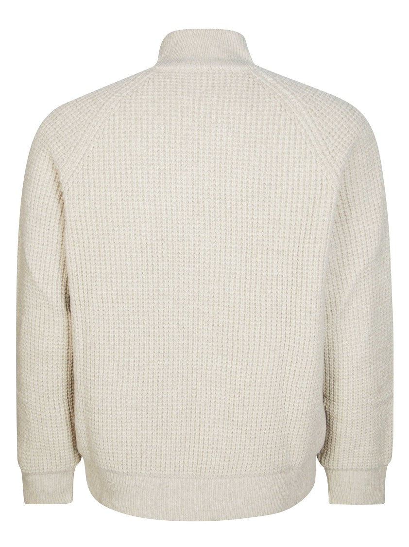 Altea Textured Full-Zip Sweater
