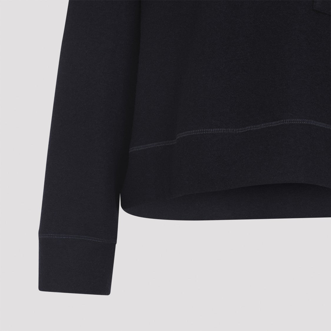 Jil Sander Midnight Blue Wool 124 Hn Long Sleeves Sweatshirt