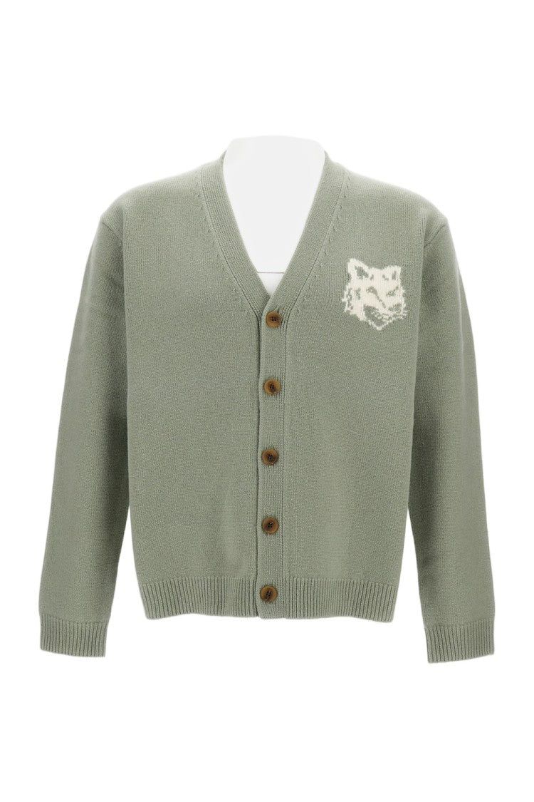 Maison Kitsuné Fox Head Cardigan