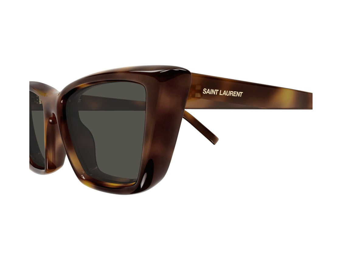 Saint Laurent Sl 276 Mica Plump Tortoiseshell Oversized Square Sunglasses