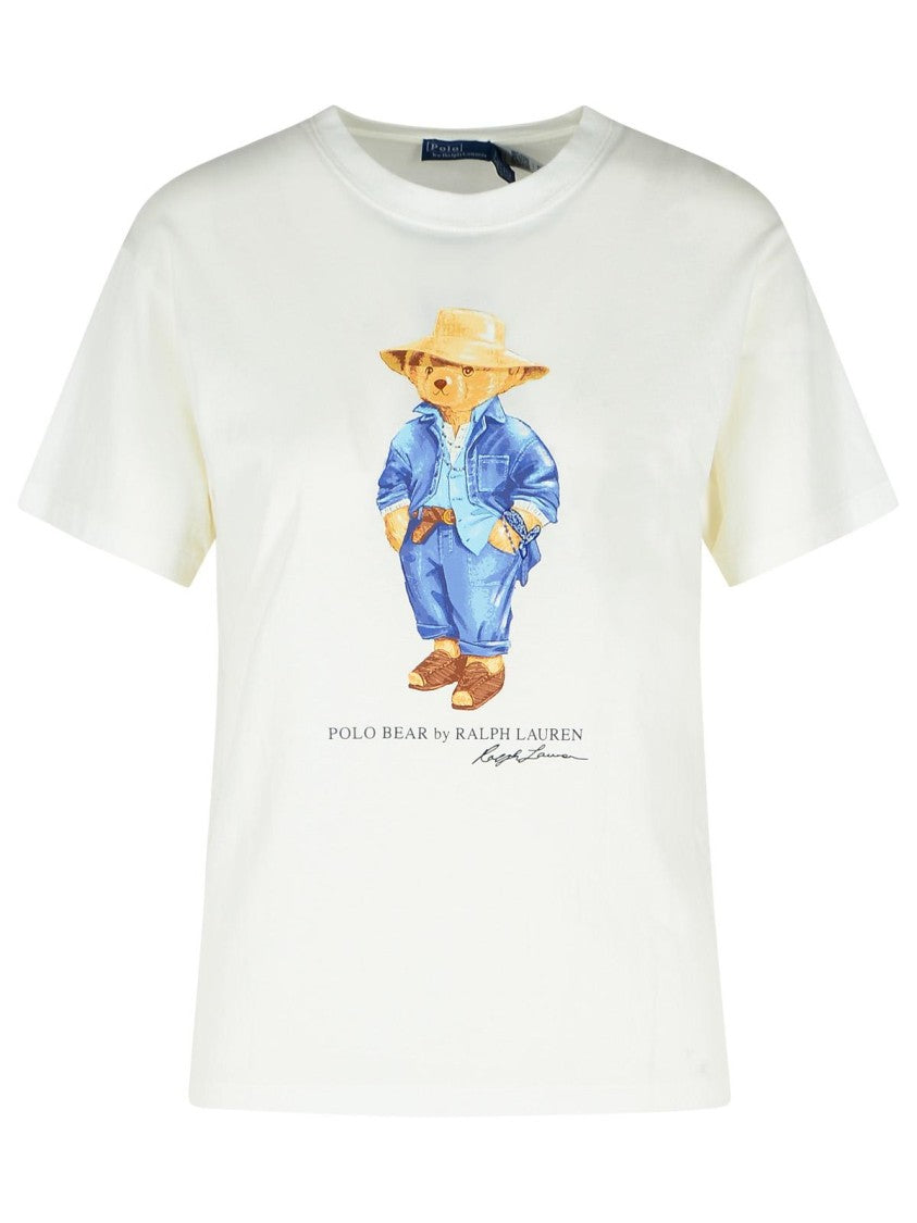 Polo Ralph Lauren White Cotton T-Shirt