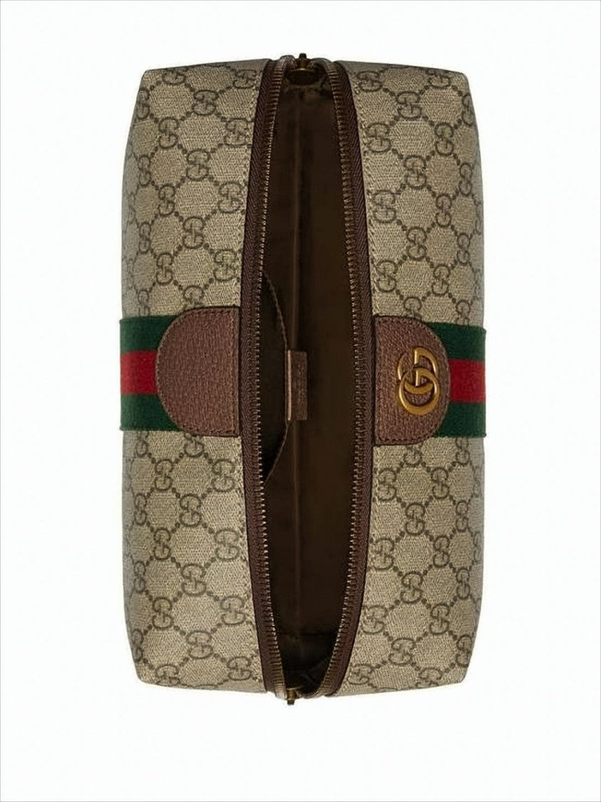 Gucci Signature Monogram Canvas Clutch