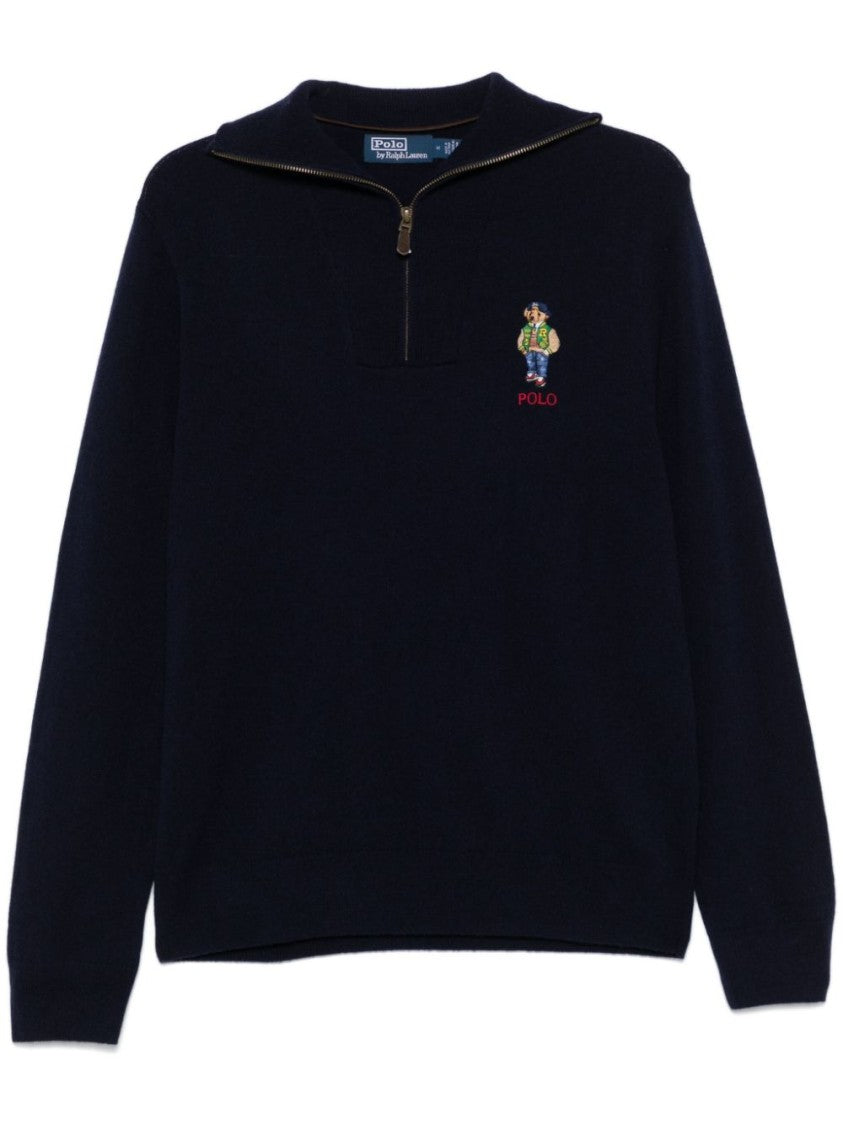 Polo Ralph Lauren Quarter Zip Long Sleeve Sweater