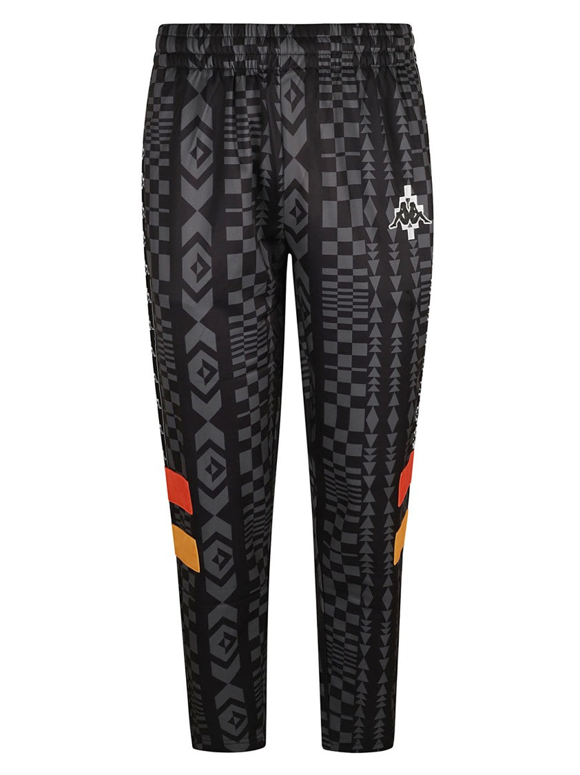 Marcelo Burlon Geometric Pattern Trousers With Tapered Legs