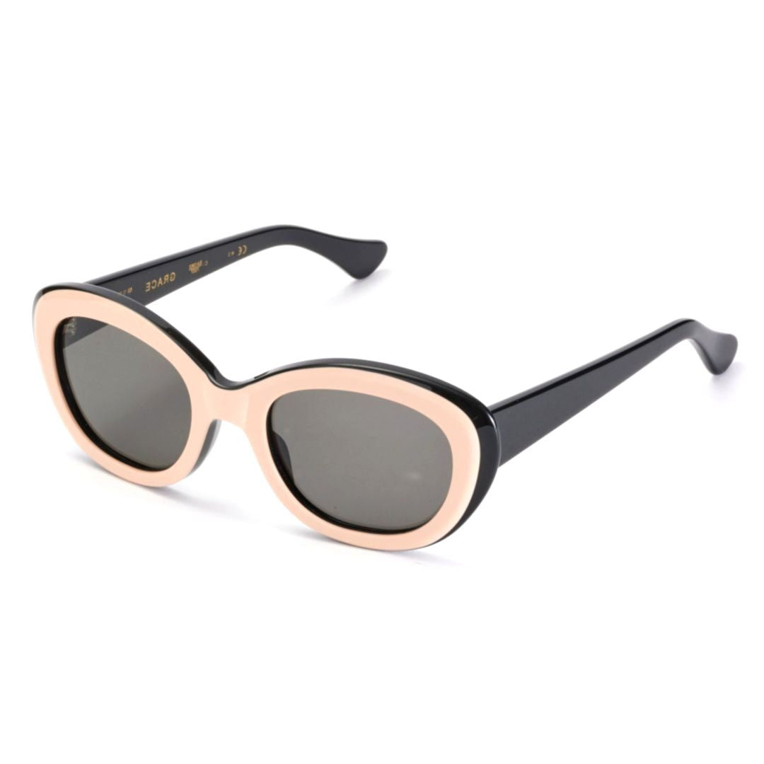 Kador Grace Oval-Frame Two-Tone Sunglasses With Bold Design