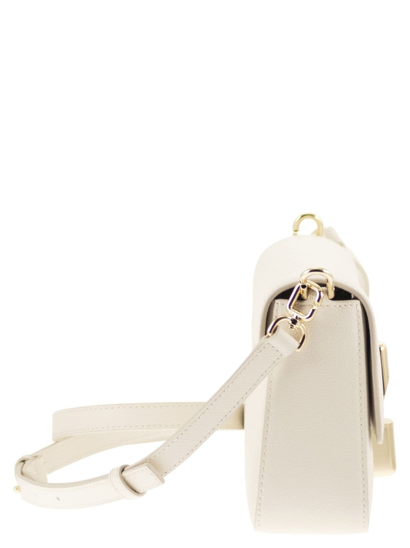 Furla Iride Crossbody Bag In Fine Hammered Leather