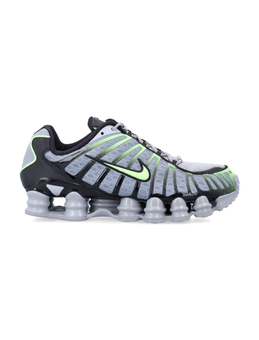 Nike Grey Shox Synthetic Sneakers