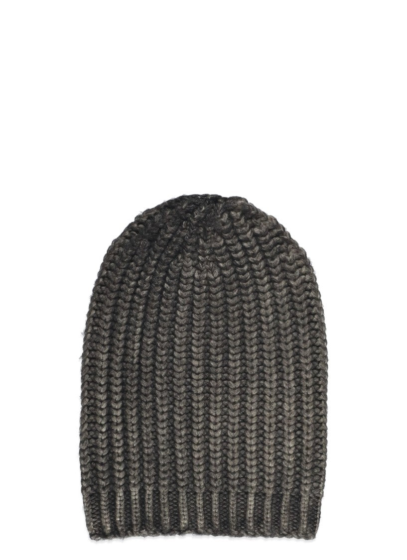 Avant Toi Dark Grey Wool And Cashmere Beanie