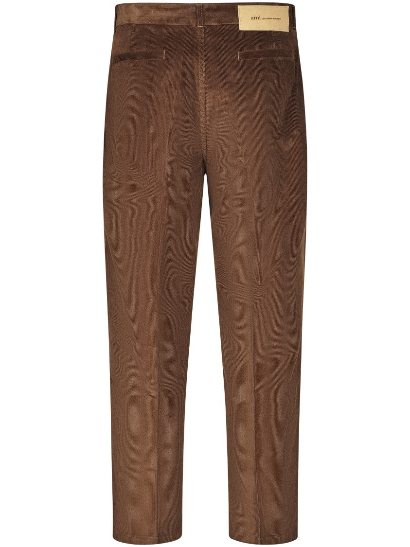 Ami Paris Parisian Fit Tailored Corduroy Trousers