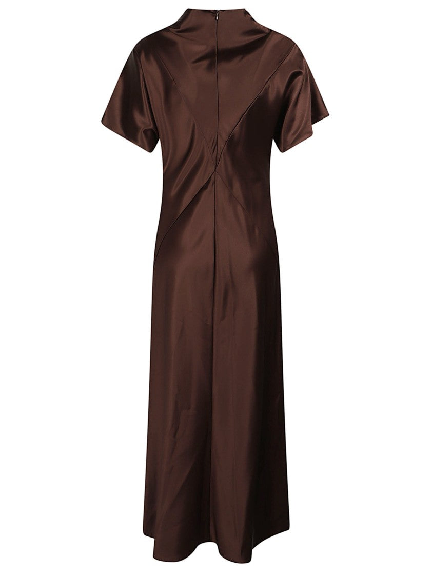 Pinko Kangoo A-Line Acetate-Blend Maxi Dress