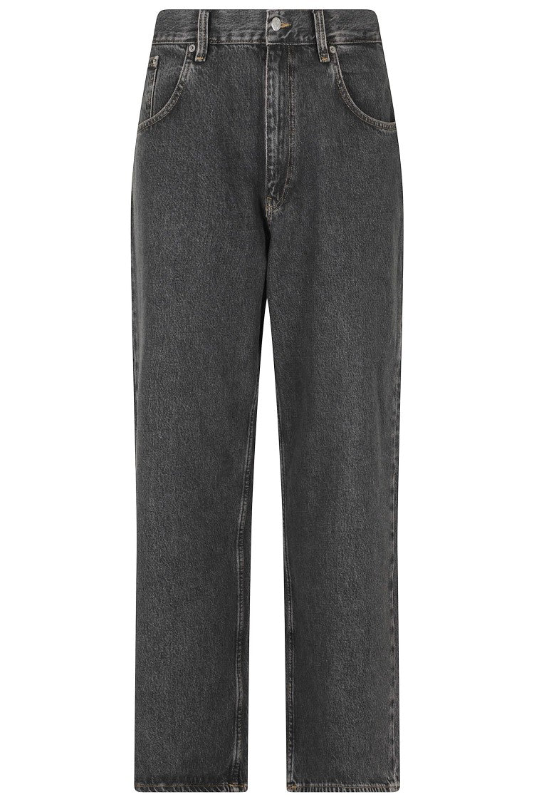 Sunflower Black Super Wide-Leg Cotton Jeans