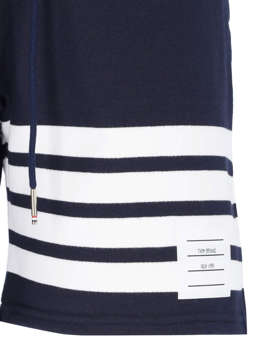 Thom Browne "4-Bar" Sport Shorts – Blue