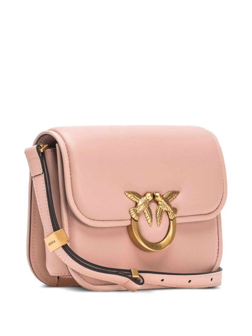 Pinko Pink Leather Shoulder Bag