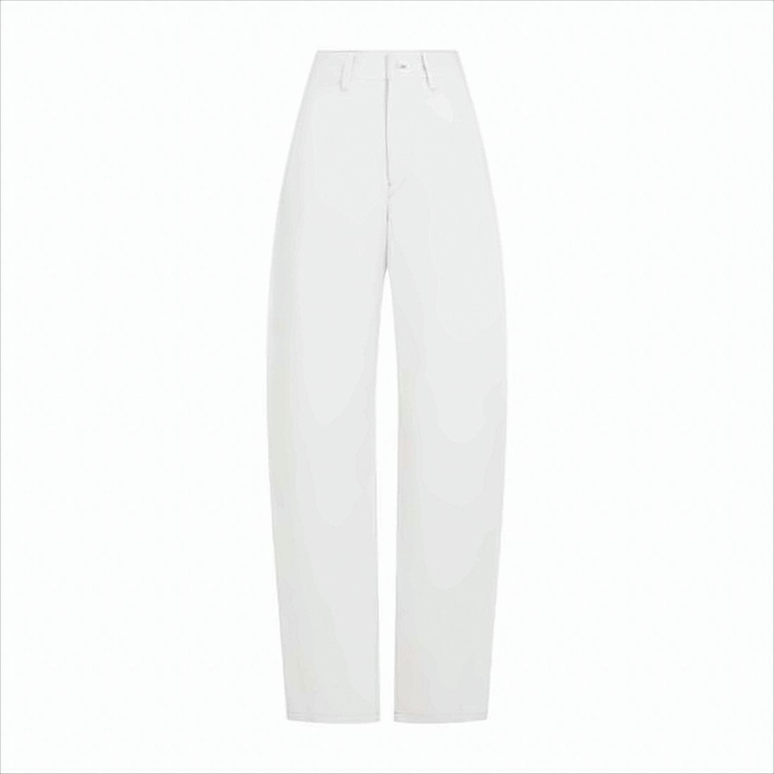 Lemaire High-Waisted Straight-Leg Pants With Five-Pocket Styling