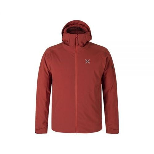 Montura Hooded Tobacco Orange Jacket With Streamlined Silhouette