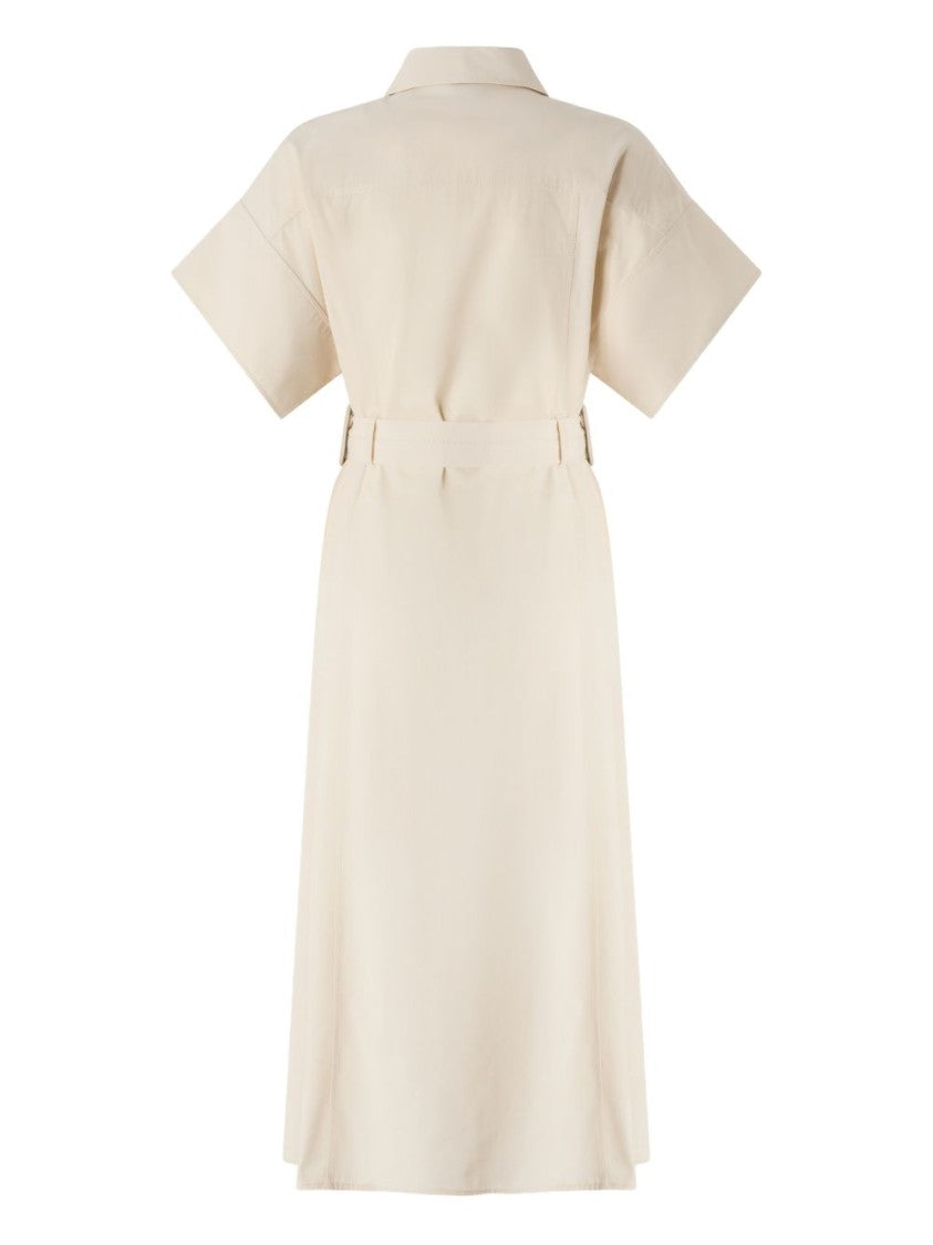 Pinko Shirt-Style Midi Dress With Belted Waist