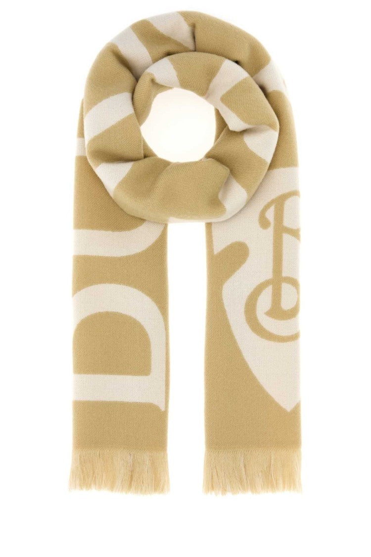 Burberry Beige Wool Scarf
