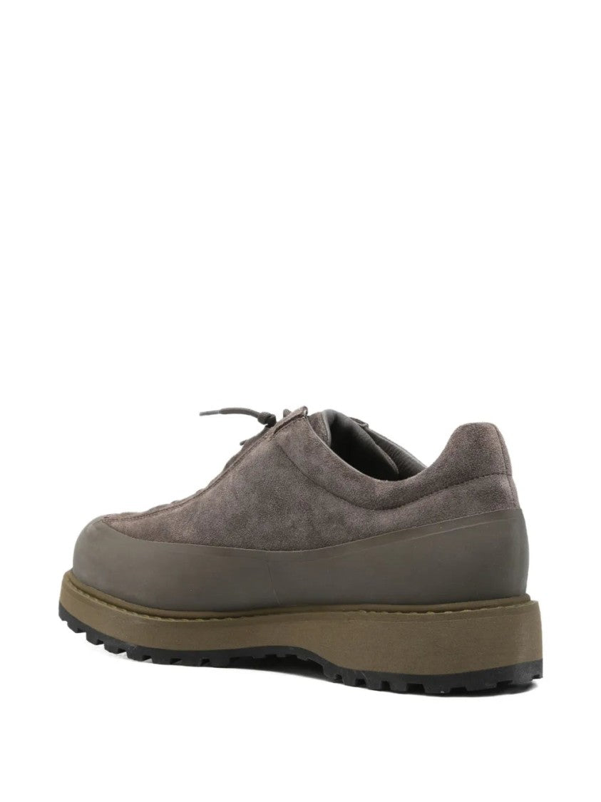 Stone Island Lace-Up Suede Sneakers