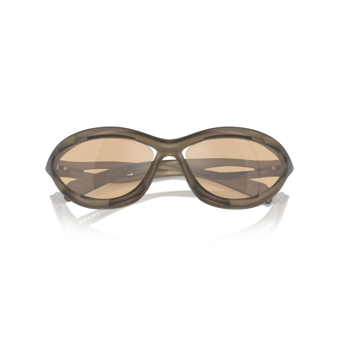Prada 0Pr A26s Sculptural Brown Sunglasses