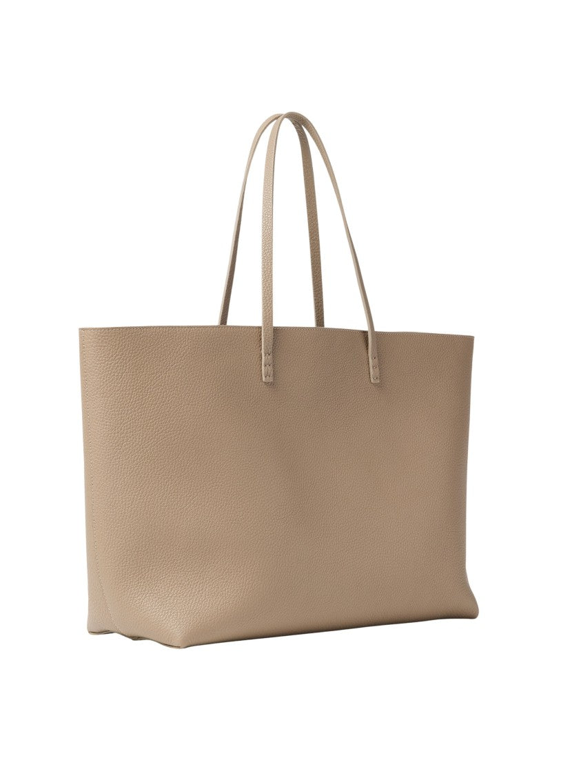 Fendi Roll Medium Detachable Pouch Leather Tote Bag