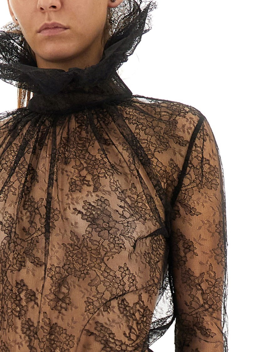 Alexander Mcqueen Floral Lace Top