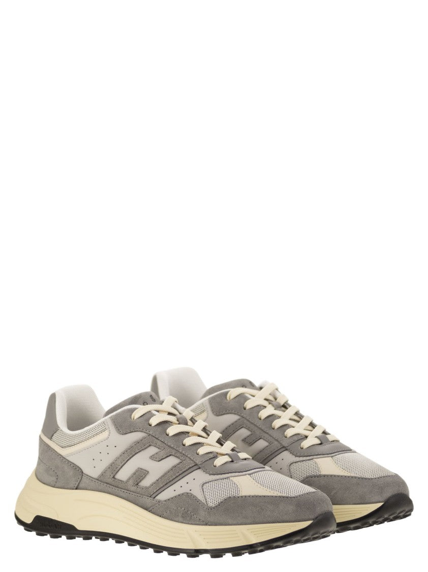 Hogan Hyperlight - Suede And Canvas Sneakers