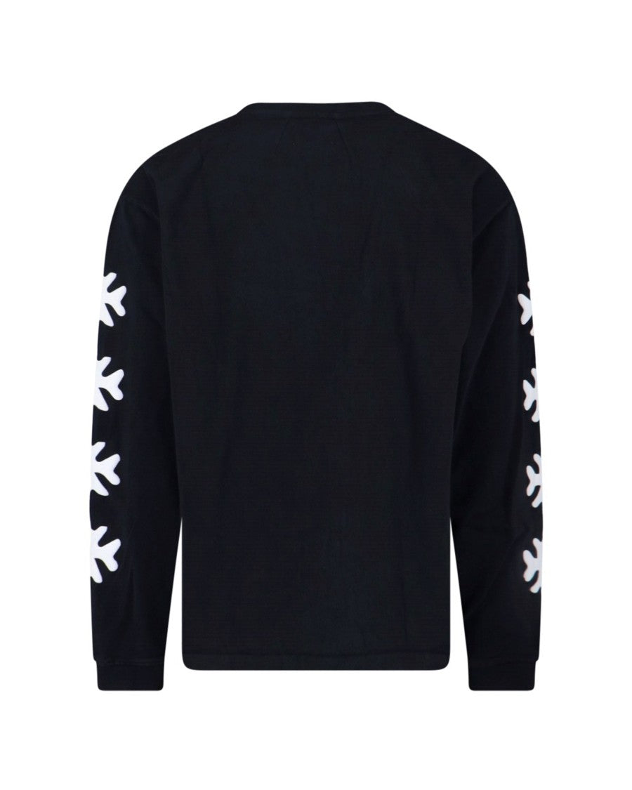 Rhude Notting Hill Eagle Vintage Black Long Sleeve T-Shirt