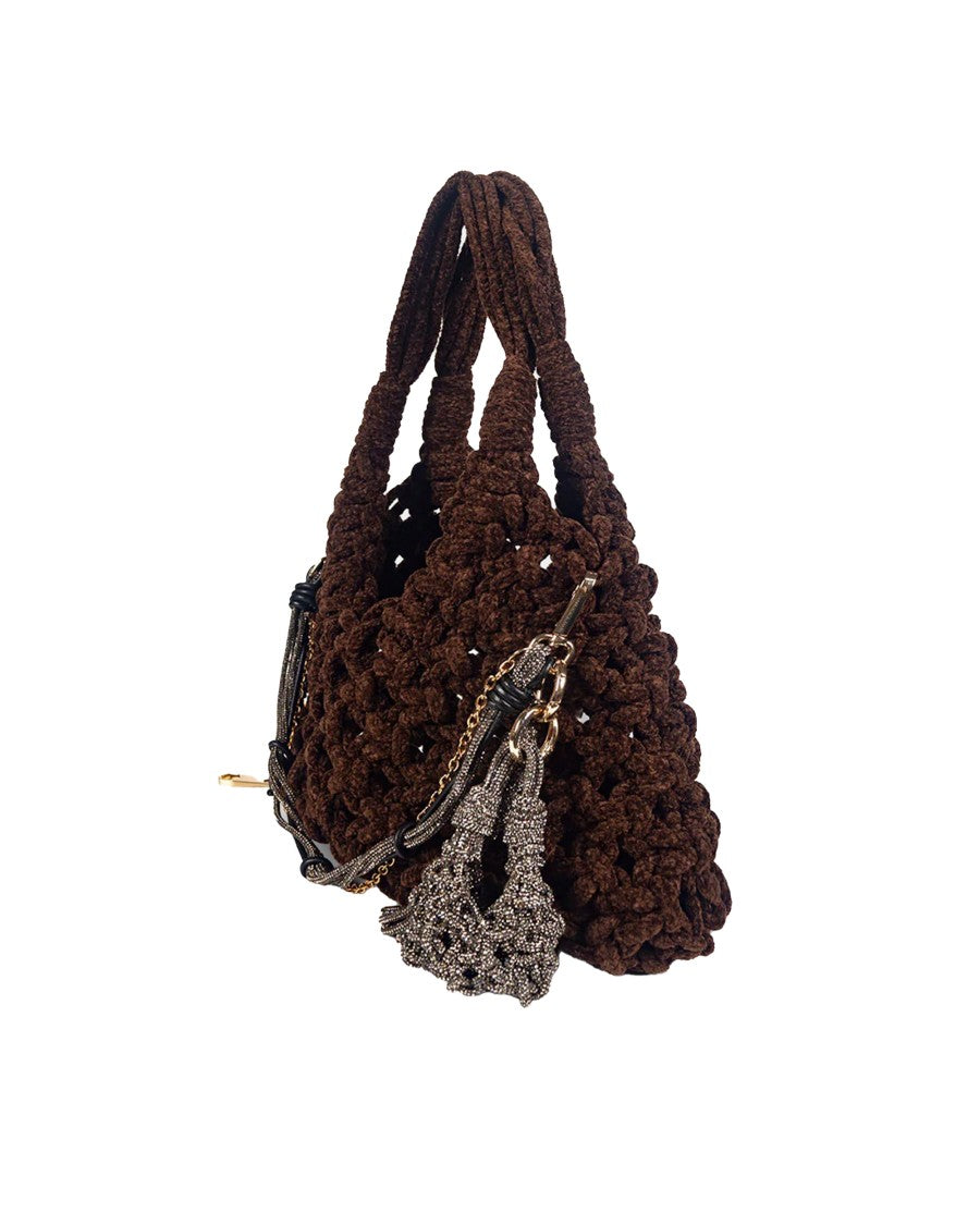 Hibourama Vannifique Big Velvet Charms Choco Bag