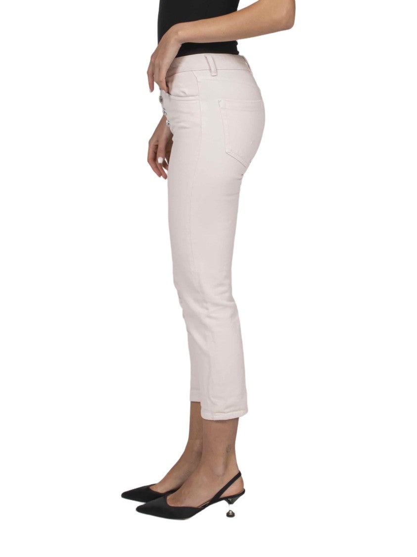 Dondup Koons Cropped High-Waist Pants