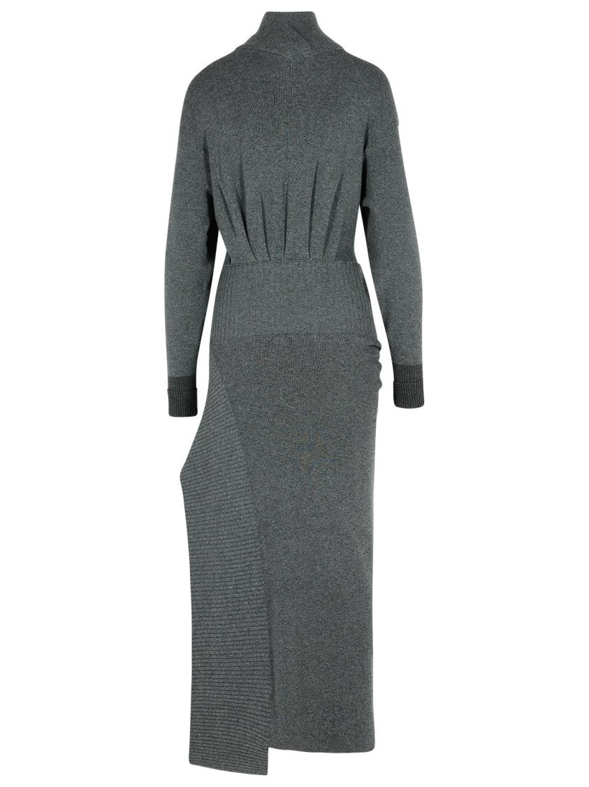 Lanvin Grey Wool Blend Dress