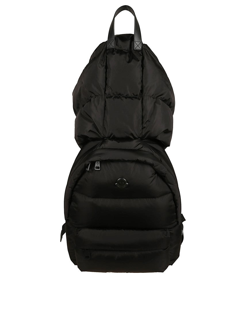 Moncler Functional Padded Top Handle Bag With Adjustable Straps