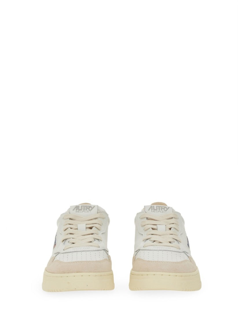Autry Medalist Low Leather Suede Low-Top Sneakers