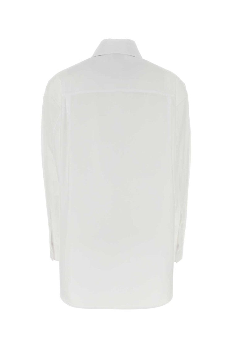Alexander Mcqueen White Poplin Shirt