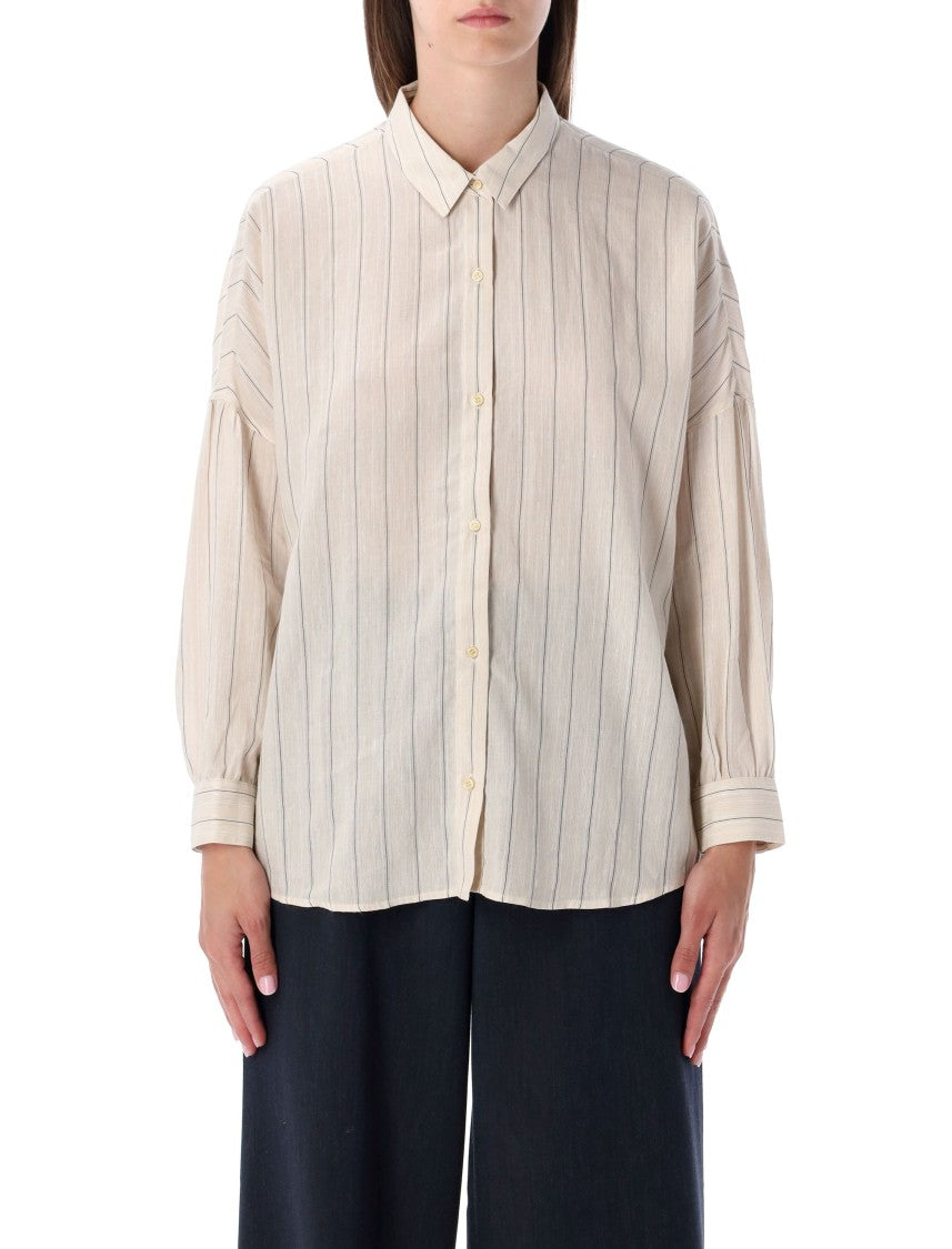 Sessùn Striped Cotton Lawn Shirt