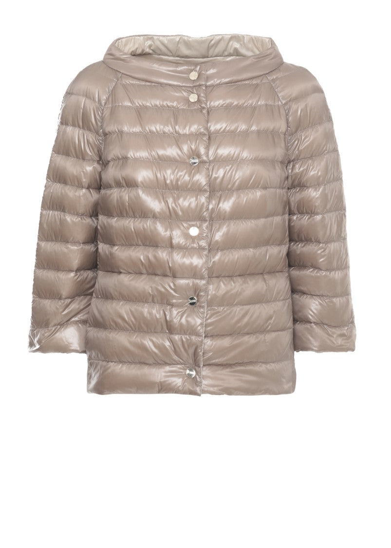 Herno Beige Reversible Quilted Down Jacket