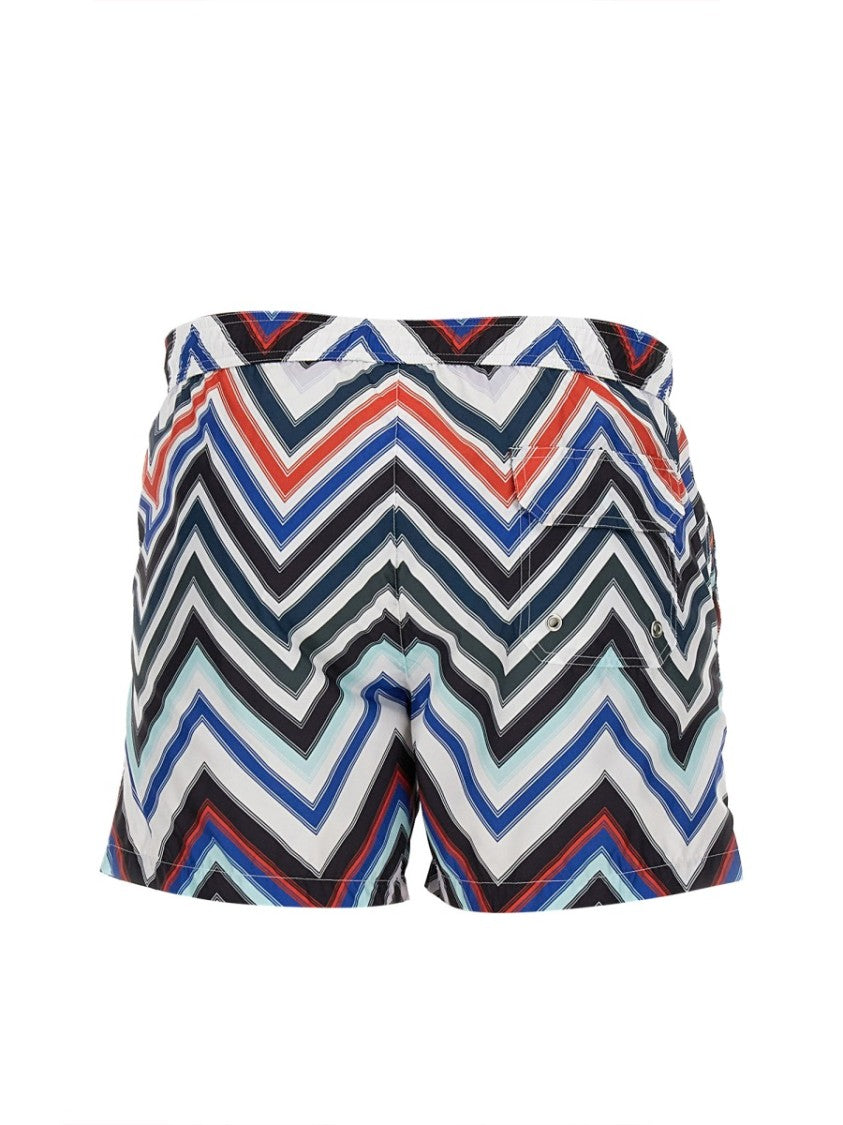 Missoni Vibrant Zigzag Pattern Swimsuit By Missoni
