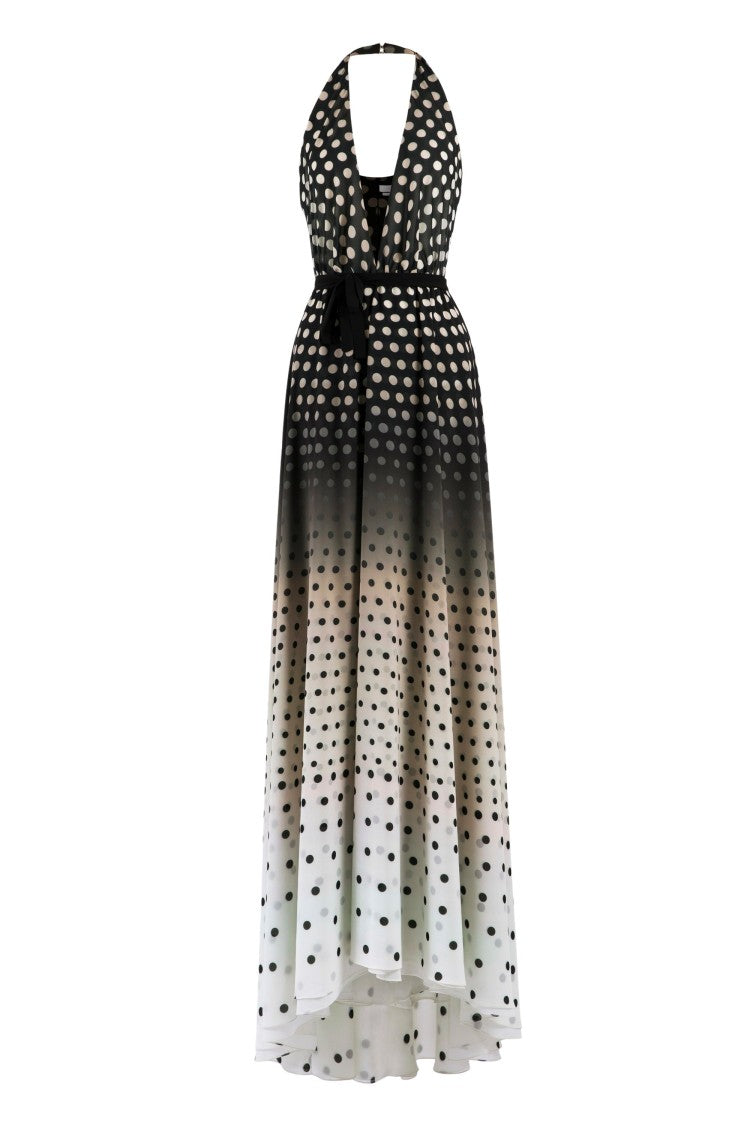 Saiid Kobeisy Gradient Printed Dress