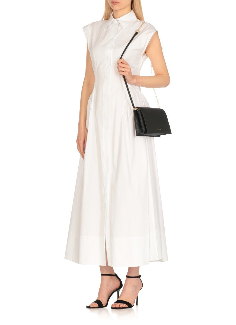 Coccinelle Black Pebbled Leather Shoulder Bag