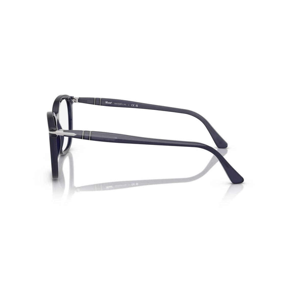 Persol 0Po3355v Acetate Square Frame Eyeglasses With Metallic Accents