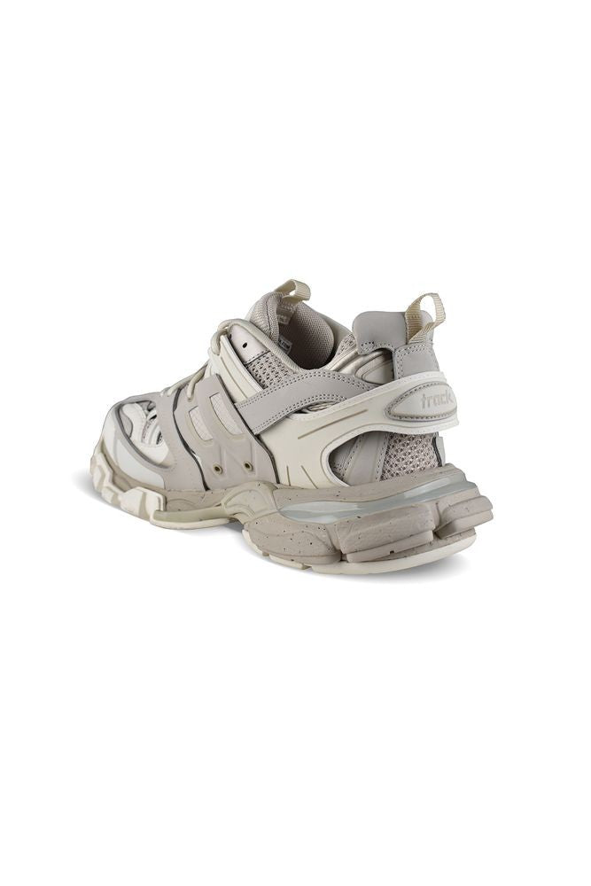 Balenciaga Beige Mesh Nylon Track Sneakers